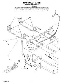 04 - Manifold Parts parts for Maytag Range MGR5751BDS18 from AppliancePartsPros.com