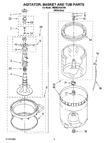 03 - Agitator, Basket And Tub Parts parts for Maytag Washer 7MMMS0100VW0 from AppliancePartsPros.com