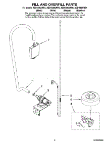 06 - Fill And Overfill Parts parts for Maytag Dishwasher ADB1500AWQ1 from AppliancePartsPros.com