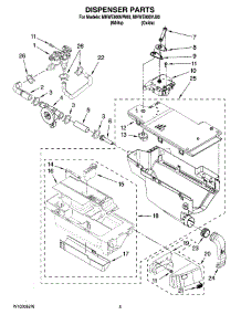 04 - Dispenser Parts parts for Maytag Washer MHWE900VW00 from AppliancePartsPros.com