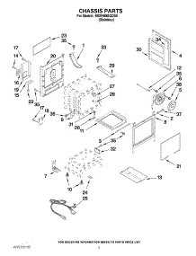 03 - Chassis Parts parts for Maytag Range MGRH865QDS0 from AppliancePartsPros.com