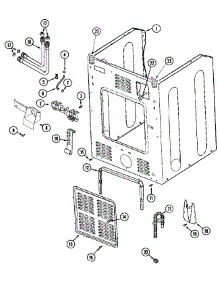 05 - Cabinet-Rear parts for Maytag Washer MAH21PNAGW from AppliancePartsPros.com