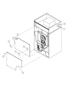 17 - Extended Backguard Assembly parts for Maytag Dryer MDG120P1HW from AppliancePartsPros.com