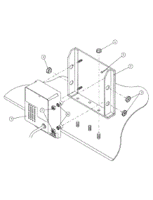 17 - D.S.I. Module Mount Assembly parts for Maytag Dryer MDG170P1HW from AppliancePartsPros.com