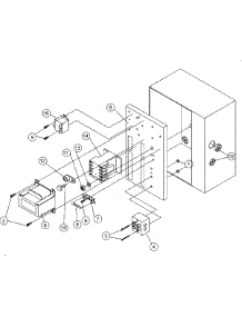 16 - Rear Electric Panel parts for Maytag Dryer MDG30PNHWW from AppliancePartsPros.com