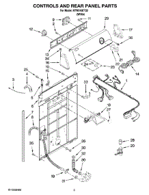 02 - Controls And Rear Panel Parts parts for Maytag Washer NTW5100TQ2 from AppliancePartsPros.com