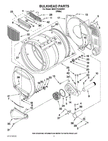 03 - Bulkhead Parts parts for Maytag Dryer MDG17CSAWW1 from AppliancePartsPros.com