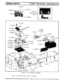15 - Ticket Receiver Components parts for Maytag Dryer GDG31CT from AppliancePartsPros.com