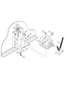 12 - Fan Cooled Basket Motor Mount Assembly parts for Maytag Dryer MDG170P1HW from AppliancePartsPros.com