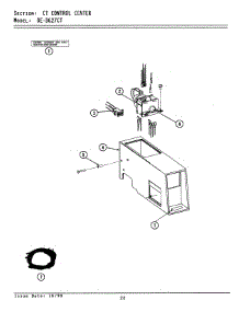 05 - Control Center parts for Maytag Dryer LDG27CT from AppliancePartsPros.com