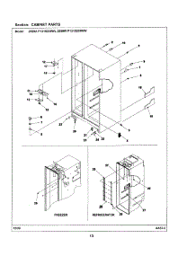07 - Cabinet parts for Maytag Refrigerator 2699A from AppliancePartsPros.com