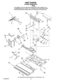 07 - Unit Parts parts for Maytag Refrigerator GB2526PEKW12 from AppliancePartsPros.com