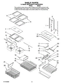 07 - Shelf Parts parts for Maytag Refrigerator ABC2037DEW14 from AppliancePartsPros.com