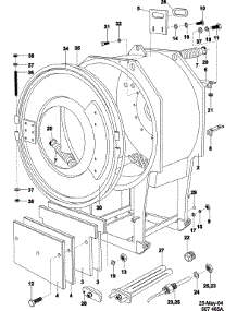 04 - Tub parts for Maytag Washer MFS125PFVS from AppliancePartsPros.com