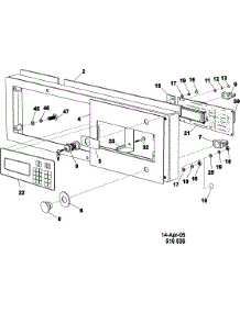 13 - Control Panel parts for Maytag Washer MFS50PNFVS from AppliancePartsPros.com