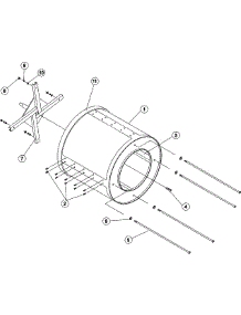 08 - Tumbler Support parts for Maytag Dryer MDG50MNVWW from AppliancePartsPros.com