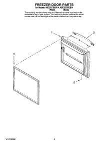 05 - Freezer Door Parts parts for Maytag Refrigerator ABC2037DEB14 from AppliancePartsPros.com