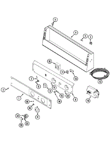 07 - Control Panel parts for Maytag Dryer MDG12MNEGW from AppliancePartsPros.com