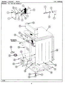 04 - Cabinet-Rear parts for Maytag Dryer MDG26DAABG from AppliancePartsPros.com