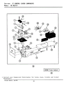 11 - Control Center Components parts for Maytag Dryer DE27CT from AppliancePartsPros.com