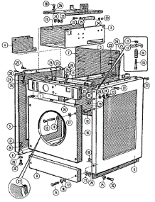12 - Cabinet (Series 10) parts for Maytag Washer MFR25PCATS from AppliancePartsPros.com