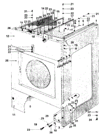 02 - Cabinet parts for Maytag Washer MFS35PNAVS from AppliancePartsPros.com
