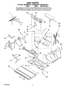 05 - Unit Parts parts for Maytag Refrigerator MFD2562KEW11 from AppliancePartsPros.com