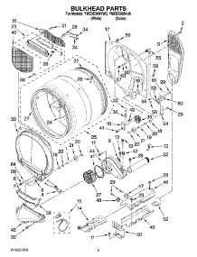 03 - Bulkhead Parts parts for Maytag Dryer YMEDE900VJ0 from AppliancePartsPros.com