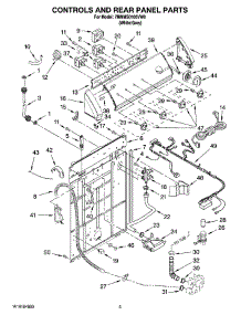 02 - Controls And Rear Panel Parts parts for Maytag Washer 7MMMS0100VW0 from AppliancePartsPros.com