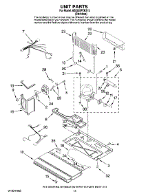 07 - Unit Parts parts for Maytag Refrigerator AB2225PEKS13 from AppliancePartsPros.com