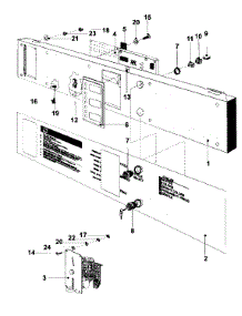 15 - Control Panel-Pc (Series 11) parts for Maytag Washer MFR25PCAVS from AppliancePartsPros.com