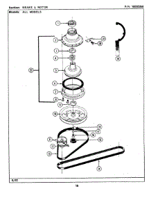 08 - Brake & Rotor parts for Maytag Washer MAT23PCAAG from AppliancePartsPros.com