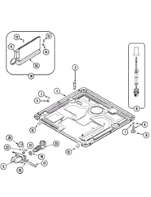 08 - Base & Motor Control parts for Maytag Washer MAH21PDDXW from AppliancePartsPros.com