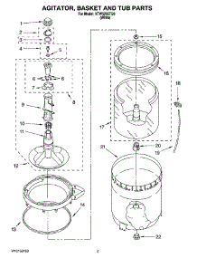 03 - Agitator, Basket And Tub Parts parts for Maytag Washer NTW5205TQ0 from AppliancePartsPros.com