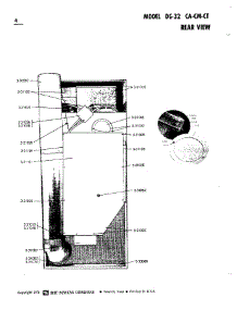02 - Rear View parts for Maytag Dryer DG32CM from AppliancePartsPros.com