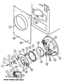 05 - Door & Related Assembly parts for Maytag Washer MAF25MC3 from AppliancePartsPros.com