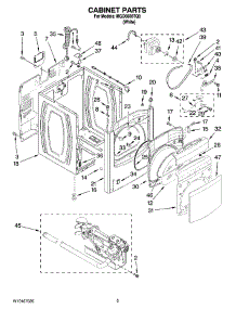 02 - Cabinet Parts parts for Maytag Dryer MGD6600TQ0 from AppliancePartsPros.com