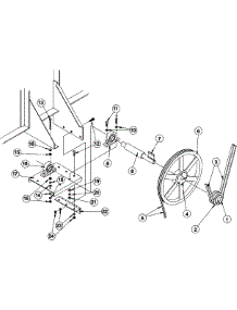 11 - Idler Bearing Mount parts for Maytag Dryer MDG120PHVW from AppliancePartsPros.com