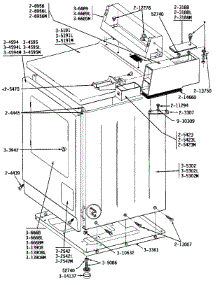 08 - Front View parts for Maytag Dryer LDG24CM from AppliancePartsPros.com
