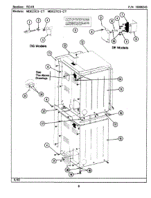 02 - Rear parts for Maytag Dryer MDE27CSAEL from AppliancePartsPros.com