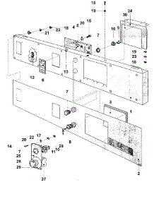 12 - Mkii-Lc Control Panel parts for Maytag Washer MFR80PCAVS from AppliancePartsPros.com