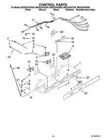 11 - Control Parts parts for Maytag Refrigerator MSD2254VEQ00 from AppliancePartsPros.com