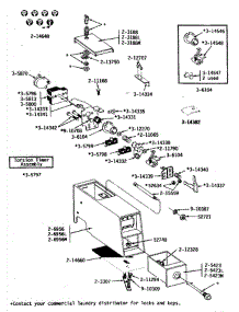 02 - Cm Control Panel / Coin Box parts for Maytag Dryer GDG24CM from AppliancePartsPros.com