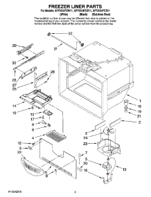 02 - Freezer Liner Parts parts for Maytag Refrigerator AFF2534FEW11 from AppliancePartsPros.com