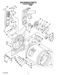 03 - Bulkhead Parts parts for Maytag Dryer MGD5900TW0 from AppliancePartsPros.com