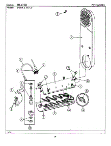 05 - Heater parts for Maytag Dryer LDE19CT from AppliancePartsPros.com