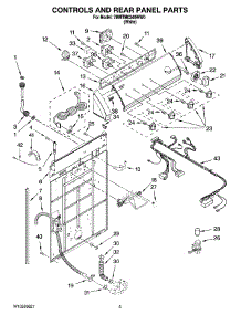 02 - Controls And Rear Panel Parts parts for Maytag Washer 7MMTM0340WW0 from AppliancePartsPros.com