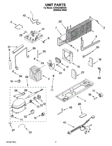 04 - Unit Parts parts for Maytag Refrigerator ATB1822MRS01 from AppliancePartsPros.com