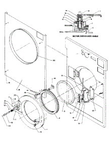 02 - Door And Related Parts parts for Maytag Washer MAF50MC1 from AppliancePartsPros.com