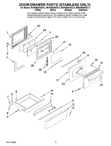 05 - Door / Drawer Parts (Stainless Only) parts for Maytag Range MERH865RAS13 from AppliancePartsPros.com